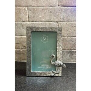 Mariposa Silver Flamingo 4x6 Picture Frame